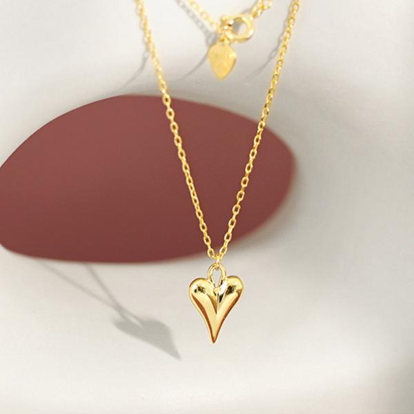 ネックレス  SV925   ハート 　ゴールド