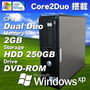 WindowsXPパソコン NVS290 デュアルモニター対応 ★ DELL OptiPlex 755 Pentium Dual-Core E2160(1.8G) メモリ4GB HDD250GB DVD-ROM｜kdc-3