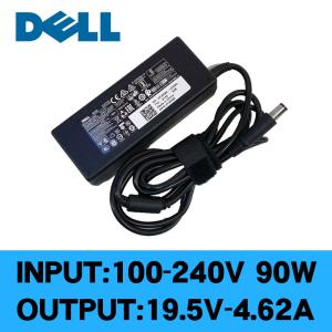 中古品 DELL純正 ノートパソコン用 ★ DELL LA90PM111 19.5V-4.62A 100-240V 50-60Hz 90W 電源ケーブル付｜kdc-3