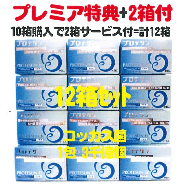 プロテサンB31包入x10箱+特典2箱サービス付=お買得12箱set・ニチニチ製薬・子供若者向コッカ...
