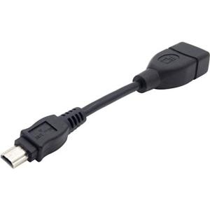 オーディオファン miniA変換ケーブル ホストケーブル USB A (メス) - USB miniA (オス) USB2.0 OTG対応｜kdline
