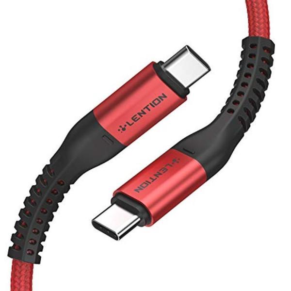 LENTION USB-C to USB-C 充電専用ケーブル 1m 60W対応 USB Power...