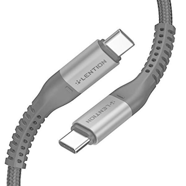 LENTION USB-C to USB-C 充電専用ケーブル 1m 60W対応 USB Power...