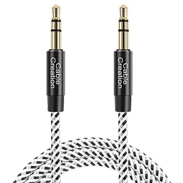 AUX,CableCreation 3.5mm AUX オーディオケーブル スリム＆ソフトAUXケー...