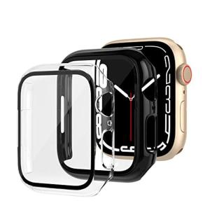 2枚入りWiki VALLEY 対応 Apple Watch Series7用 ケース 41mm アップルウォッチ7 保護カバー 強化ガラス｜kdline