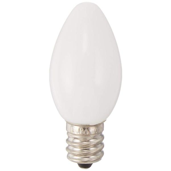 ELPA LED電球ローソク形E12 電球色 屋内用 省エネタイプ LDC1L-G-E12-G301...
