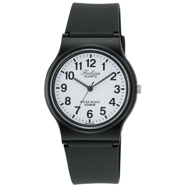 シチズン Q&amp;Q 腕時計 アナログ 防水 ウレタンベルト VP46-852 ホワイト