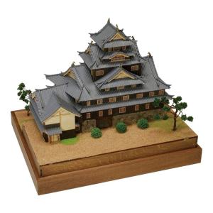 ウッディジョー 1/150 岡山城 木製模型 組み立てキット｜kdline