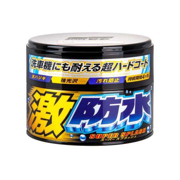 SOFT99 カーワックス 激防水 固形 ダーク&amp;メタリック 300g 00347