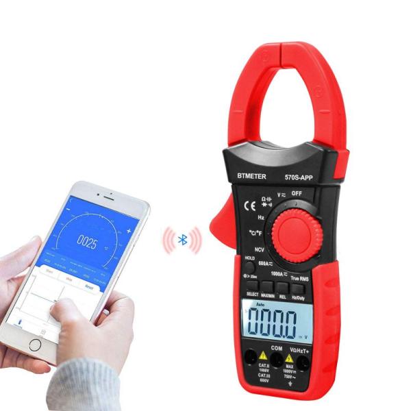 BTMETER クランプメーター BT-570S-APP 6000カウント Bluetooth経由で...