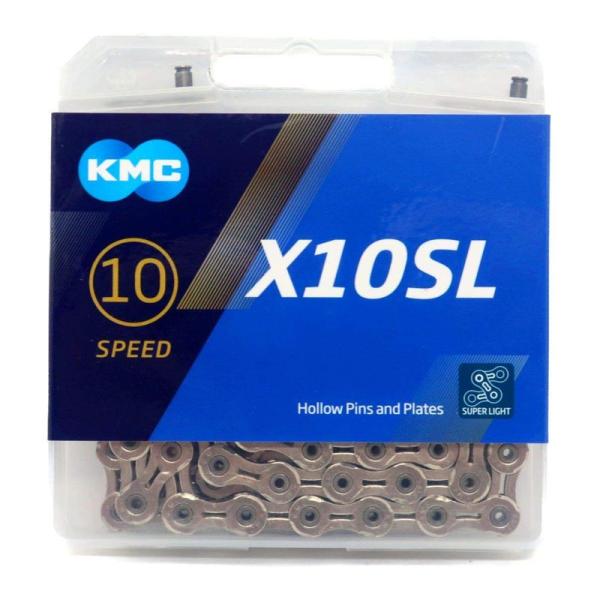 KMC X10SL チェーン 10スピード/10s/10速 114Links (シルバー(silve...