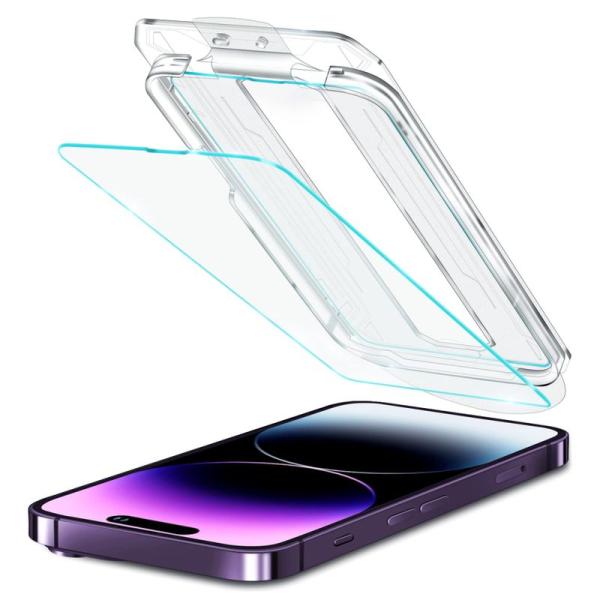 NIMASO ガラスフィルム iPhone14Pro 用 保護フィルム 液晶保護 貼り付けキット付き...