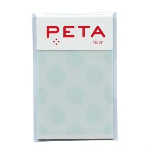 PETA/ペタ のり付箋 clear Sサイズ グリーン/バブル  1736280