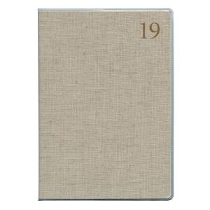 A5 週間バーチカル レフト LALD63 麻  2018年12月から2020年3月対応  LALD63-240