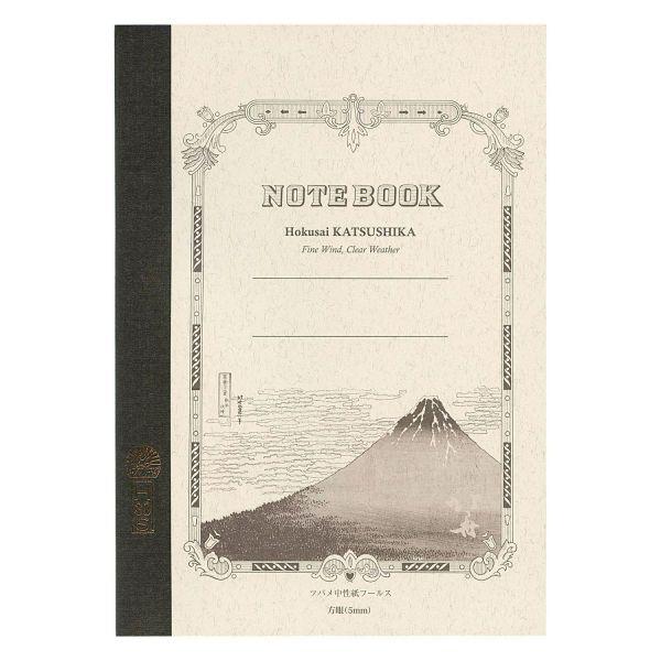 A5 葛飾北斎 ツバメノート  方眼  TWK-A5H