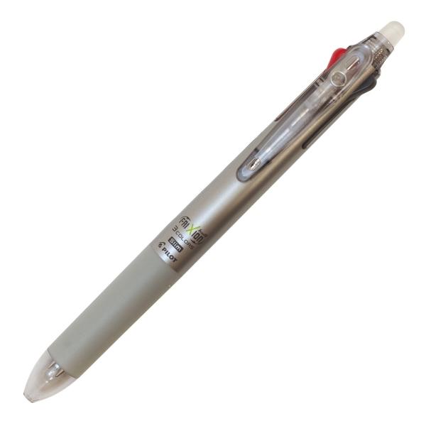 3色ボールペン フリクションボール3スリム 0.5mm ダークシルバー  LKFBS60EF-DS