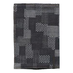 岡山デニム 文庫判 ブックカバー ジャガード織り/パッチワーク  LDD-BOOK-101