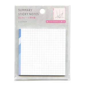 SUMMARY STICKY NOTES paper 方眼タイプ まとめノート用 付箋 かわいい GSNP-02