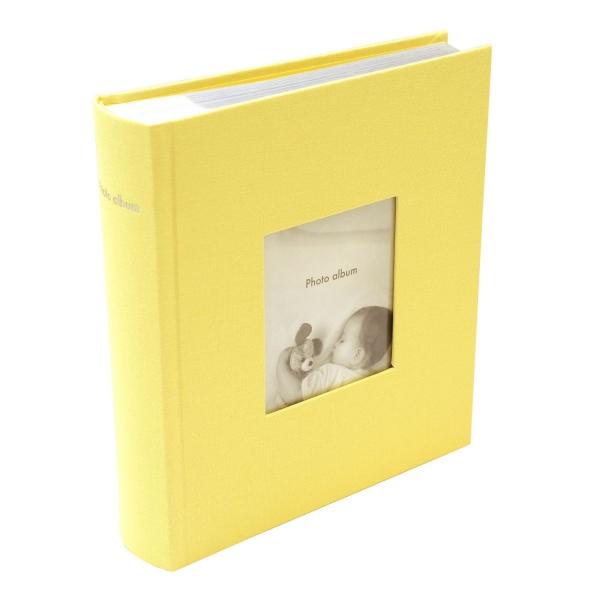 フォトフレームアルバム コルソグラフィア ペールイエロー ポストカードサイズ200枚収納可 CG-A...