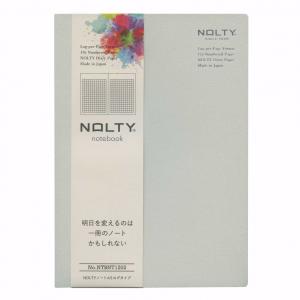 NOLTYノート A5 ログタイプ 3.5mm方眼  グレー  NTBNT1202