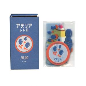 アデリアレトロ フレークシール 風船 シール レトロ つゆこ かわいい ADFS-04