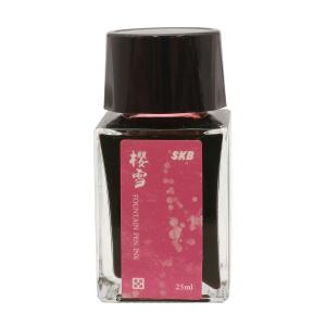 万年筆 ボトルインク 櫻雪(さくらゆき) 水性染料 25ml 台湾 インク沼 INK170 A15｜kdmbz