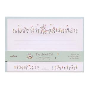 レターセット タイニー アニマル テイル うさぎと花畑 封筒 便箋 手紙 かわいい 802189