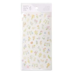 ワンズデイリーライフ ステッカー フラワー デコ おしゃれ 81301
