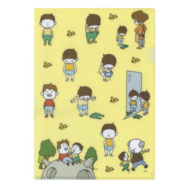 クリアホルダー A4サイズ ヨシタケシンスケ もれたろうとなかまたち クリアファイル 絵本作家 75...