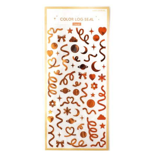 COLOR LOG/カラーログ シール  CARROT デコ キラキラ 208417
