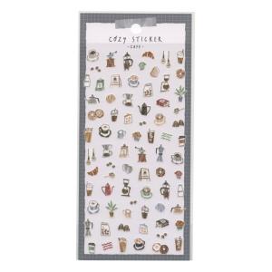 cozy sticker/コウジーステッカー CAFE かわいい シール 81412
