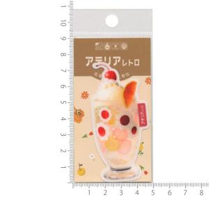 アデリアレトロ透明ステッカー クリームソーダ6...の詳細画像2