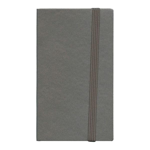 手帳用紙を使った小さな方眼ノート B7/EDiT スチールグレー  EDI-NB18-GY