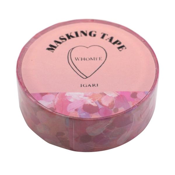 WHOMEE マスキングテープ  ピンクドロップ  コスメブランド イガリシノブ 自由でかわいい W...