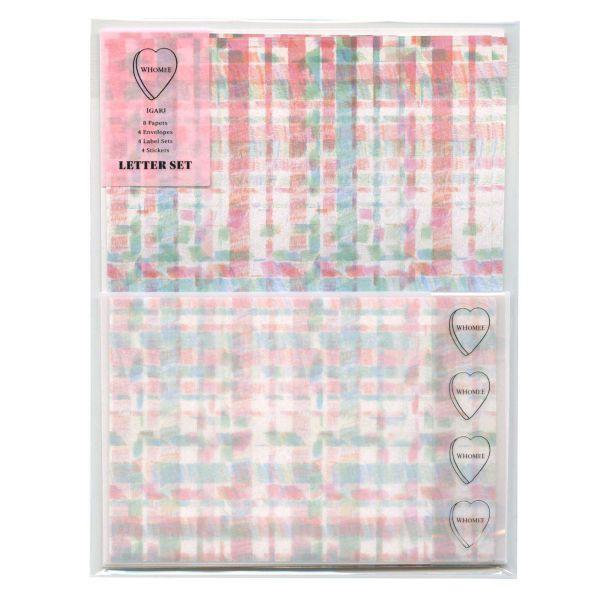 WHOMEE レターセット  シュガーグリーン  コスメブランド イガリシノブ コラボ WHLS-0...