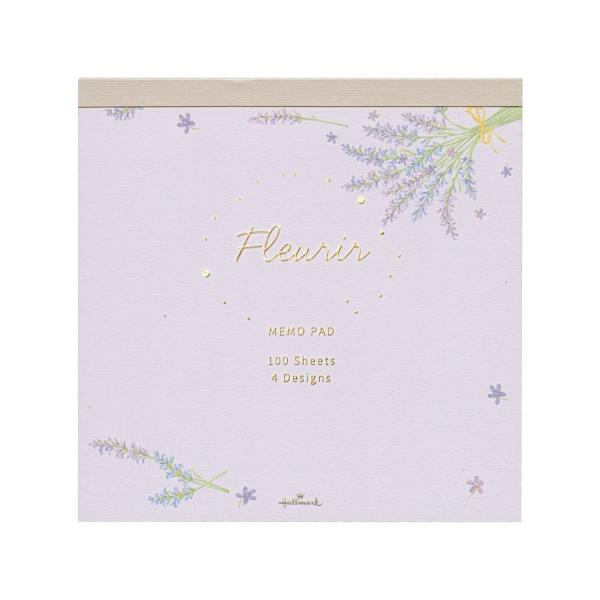 フルリール/Fleurir スクエアメモ  ラベンダー  上品 花言葉 834005