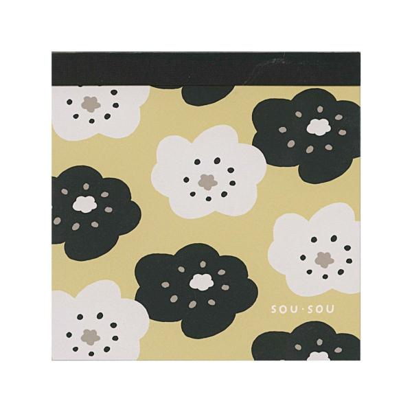 SOU・SOU× スクエアメモ ほほえみ  メモ 和ポップ かわいい 71334