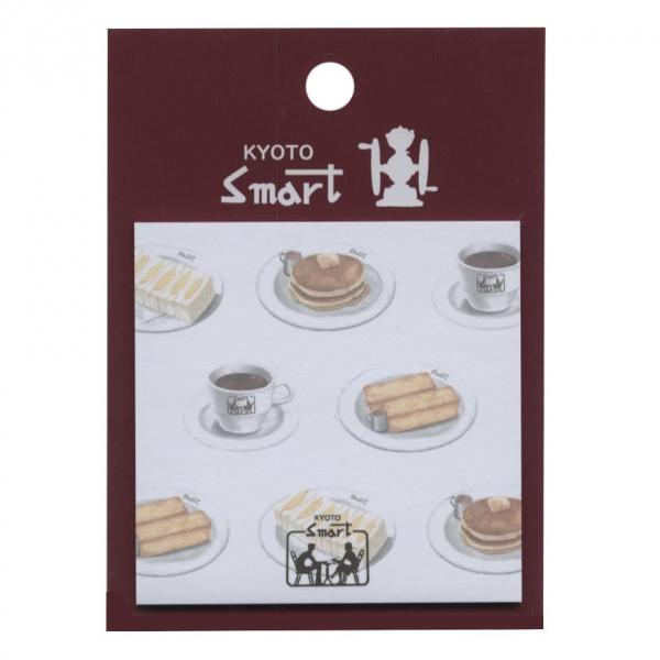 夢ミル京都喫茶店巡り  スクエア付箋 スマート珈琲店 純喫茶 甘味処 かわいい 日本製 b375