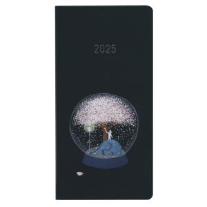 2025年 1月始まり B6変形 手帳 WEEKS 久保田寛子  夜桜スノードーム  4582660482502