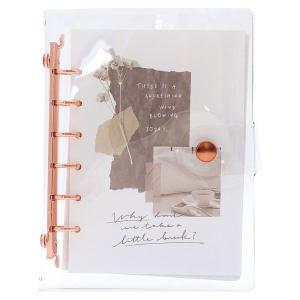 Bine/バイン A6 クリアバインダー ブラウン 57988 : 文具・文房具のKDM