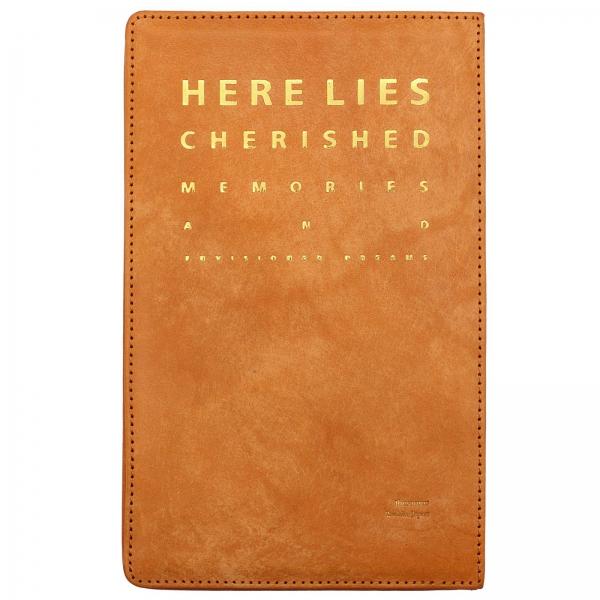 システム手帳 thesaurus バイブル MAYAレザー 16mm ブラウン  LDK-TSBB-...