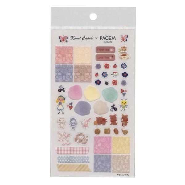 ログシール ペイジェム ミネット  カレルチャペック ラッピング  PMS1123