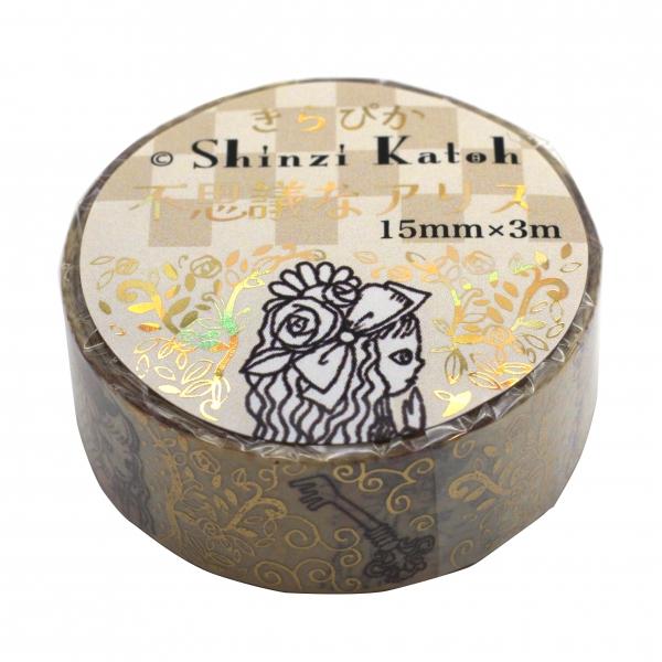 きらぴかマスキングテープ 不思議なアリス シンジカトウ The tiny key  ks-dt-10...