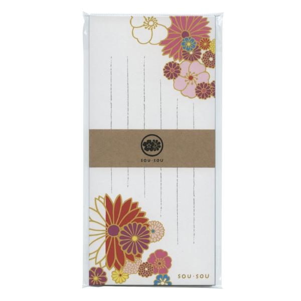 SOUSOU 一筆箋 40枚 金襴緞子  71440