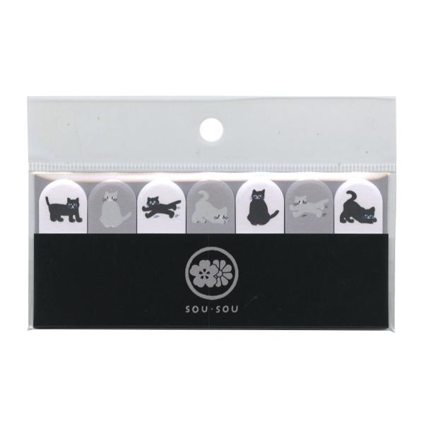 SOUSOU インデックスふせん ねこ  71443