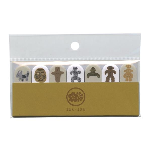 SOUSOU インデックスふせん 土偶  71444