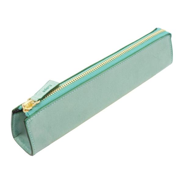 レッテラ・テンペスティ ペンケース ジッパー ロング(230mm) ターコイズ 本革 日本製 512...