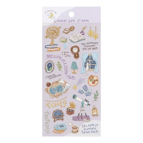 CHOOSY LIFE/チュージーライフ ステッカー スターゲイジング シール デコ 82162