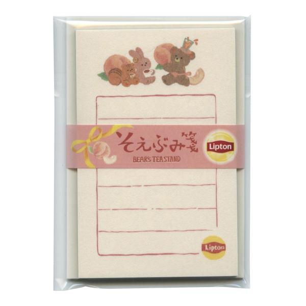 Lipton/リプトン そえぶみ箋 美濃和紙 ピーチティー   LS597