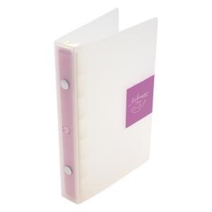 ミニ6穴 CRF-6H システムバインダー(システム手帳バインダー) クリア